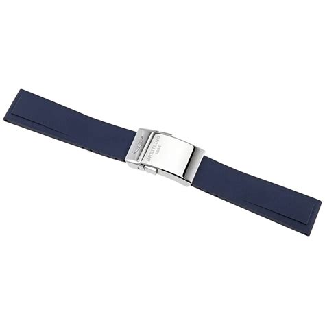 Breitling Diver Pro Blue Rubber Watch Band Strap 142S